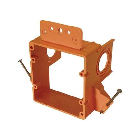 Cantex Electrical Box, Junction Box Type, 2 Gangs, PVC, Square Shape 3561578